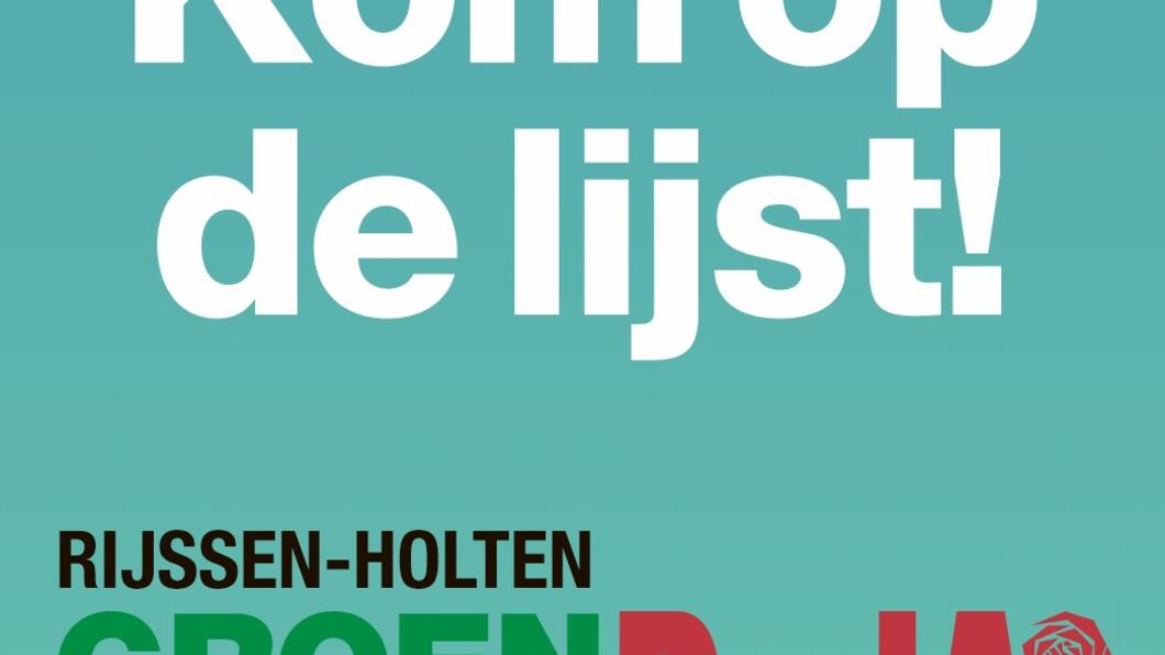 Kom op de lijst GL-PvdA